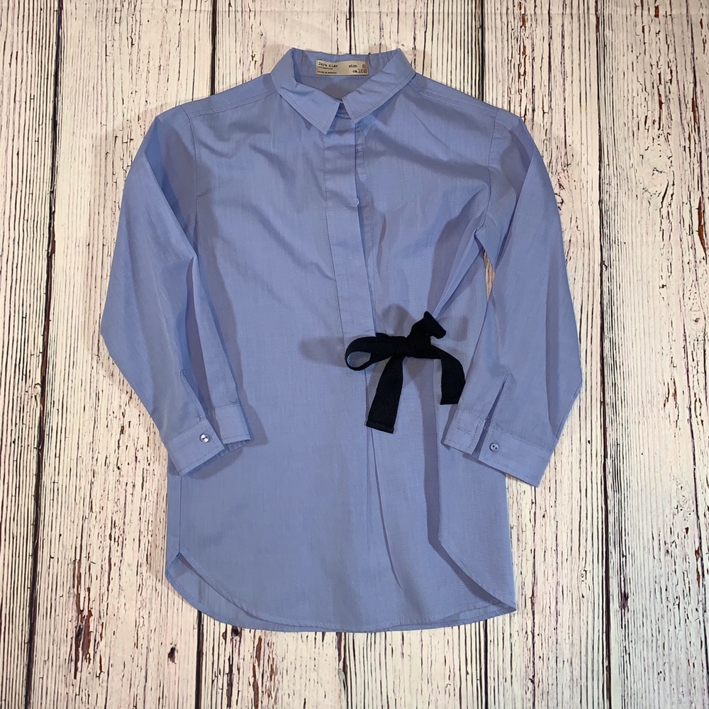 Girls Shirt Tunic with  Waist Tie